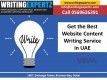 WhatsApp Us Now 0569626391 WRITINGEXPERTZ.COM Digital Website Content at low prices in Dubai