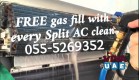 ac clean 055-5269352 ducting dubai ajman handyman curtain fix service maintenance electric plumbing used gas