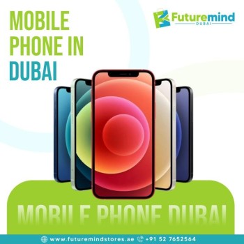 What is the average price of a new mobile phone in Dubai?