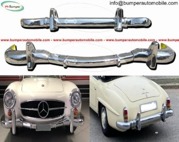 Mercedes W190 SL bumper (1955-1963) by stainless steel (Mercedes W190 SL Stoßfänger)