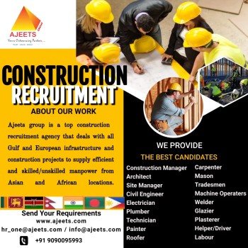 Need construction labor (skilled/unskilled) from India, Nepal, Bangladesh? 
