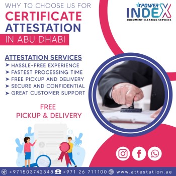 certificate Attestation | Abu Dhabi, UAE
