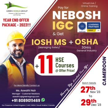 Never Miss Your Game Plan Move Towards your Statergic - Nebosh Course in Cameroon