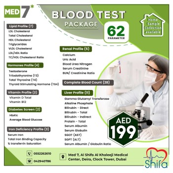 Take Charge of Your Health Today with Med7 Al Shifa | Blood Test at Home in Deira