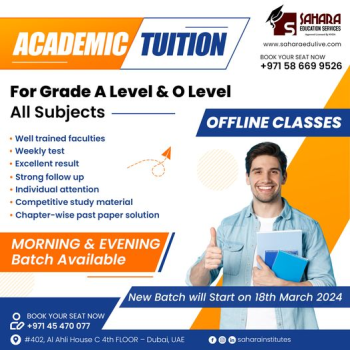 Academic Tuition for A Level and O Level - Enroll Today!