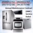  Refrigerator Fridge Washing Machine Dryer Cooker Dishwasher Oven AMC Dubai