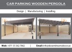 Parking Wooden Shades Uae | Parking Area Pergola Uae.