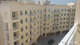  2 BR with balcony in Mazaya Bldg. Que Point Dubailand in 12 cheques
