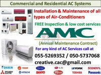 All kind of Air Conditioning Maintenance, Repairing & Cleaning Works