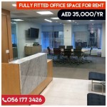 FULLY FITTED OFFICE SPACE FOR RENT