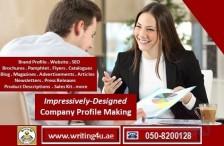 Impressively-Designed Company Profile Making in UAE 