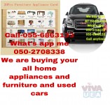 0556863133,WE BUY BEDROOM SOFA DINNING FRIDGE WASHING COOKER TVS ACS AND USED CARS