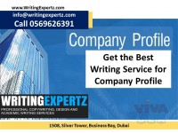 Company Profile Writing Company in Dubai WritingExpertz.com CALL ON 0569626391
