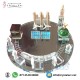 Unique Crystal Products - Dia With 3D Models Of Kaaba, Masjid