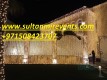 Rental lights service for weddings, parties, events 
