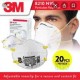  3M Respirator, N95, Cool Flow Valve (10-Pack)