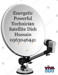 Satellite Iptv Channels Dish Repair   In Dubai 0563046441