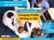Dial Us 0569626391  WRITINGEXPERTZ 6 Page Company Profile Design in UAE– Get Quote