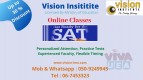 SAT Preparation Classes Online at Vision Institute. Call 0509249945