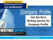 WRITINGEXPERTZ 6 Page Company Profile Design in UAE– Get Quote Dial Us 0569626391  