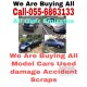 055 6863133,CARS WE BUY DAMAGE ACCIDENT SCRAP JUNKS WORKING NON WORKING ALL MODEL