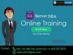 SQL server dba online course
