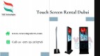 Interactive Touch Screen Rental Solutions in Dubai