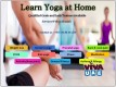 Home yoga training