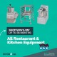 Order any Restaurant & Kitchen Equipment and Pay Up To 36 Months