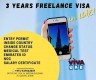 FREELANCE VISA FOR 3 YEARS  IN UAE ! #971547042037