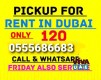 pickup truck for rent in al karama  0555686683