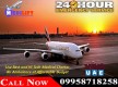 Get Medilift Air Ambulance in Varanasi - 24 hours available for emergency Facility