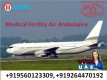 High Standard ICU Support Air Ambulance Service in Varanasi by Medivic