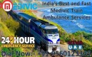 Use Quick ICU Train Ambulance Services in Bhopal at Low-Cost by Medivic Aviation