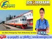 Get Quick and Fast ICU Train Ambulance from Patna to Delhi at Low-Cost