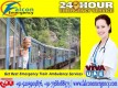 Get Falcon Train Ambulance Service in Guwahati for Critical Patient Transport