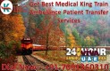 Book the Cost-Efficient Train Ambulance from Patna to Delhi by King Ambulance
