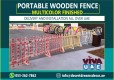 Free Standing Fences | Natural Wood Fence | Multi-Color Fence | Suppliers | Uae.