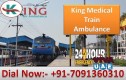 Get King Train Ambulance Service in Delhi with Unique Medical Facilities