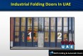 Industrial Folding Doors Suppliers In UAE, Industrial Folding Doors In Dubai - BMTS Automatic Doors