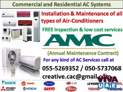 split ac maintenance 055-5269352 o general mitsubishi cooling gas clean new working trane carrier Al Ain used