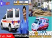 Avail ICU Emergency Ambulance Service in Delhi with Doctor