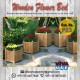Wooden Planter box Suppliers in Dubai | Garden Area Planter Box | Planter with Fence