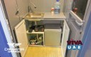 small Caravan with cabinet and water tank