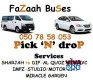 Pick and drop services from SHARJAH to Dubai DIP, IMPZ, AL QUOZ, JVC,STUDIO CITY, MIRACLE GARDEN,IMPZ,EXPO 