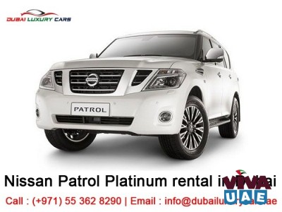 Nissan Patrol Platinum rental in Dubai