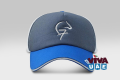 FAZZA CAP F3- NAVI BLUE AND GREY F7 HORSE CAP | LARGE