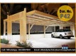 Car Parking Shade in Dubai | Wooden car parking in UAE | Steel Car Parking