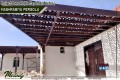 Pergola in Abu Dhabi | Mashrabiya Design Pergola | Wooden Pergola UAE | Pergola Suppliers