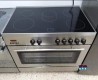 Terim made in Italy electric ceramic cooker with digital clock has oven fan size 90 cm Neat and clean inside a